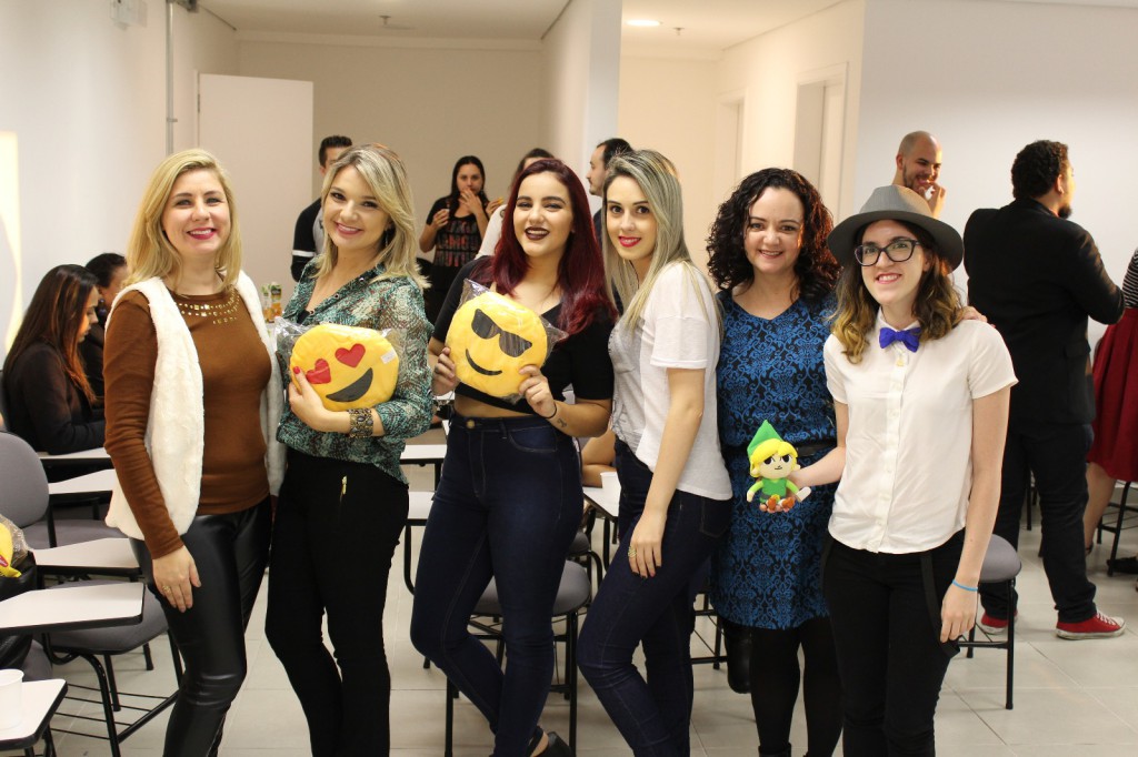 Aí algumas das moças do Blogs do VP que foram! :D Foto de Adriana Palmeira